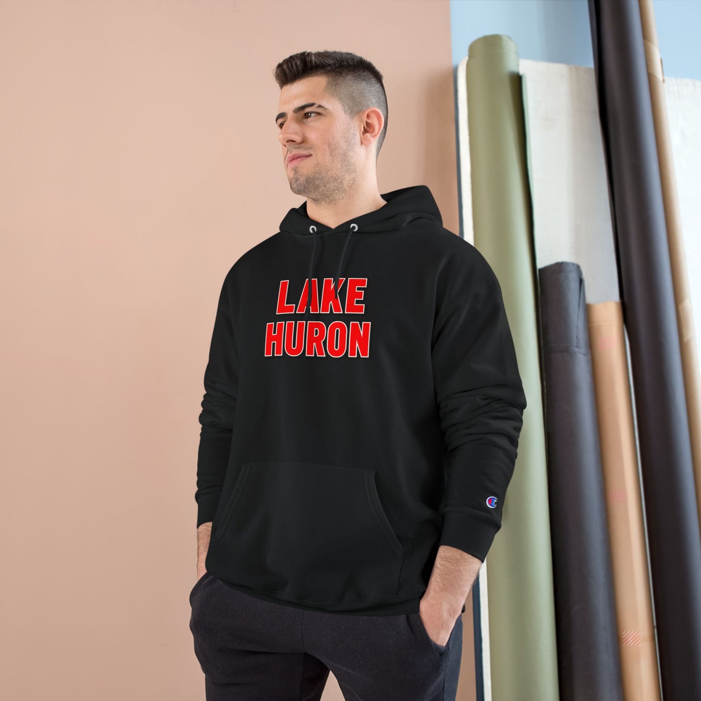 Lake Huron Cozy Hoodie, Perfect for Outdoor Adventures, Lake Days, Gifts for Nature Lovers, Comfortable Sweatshirt