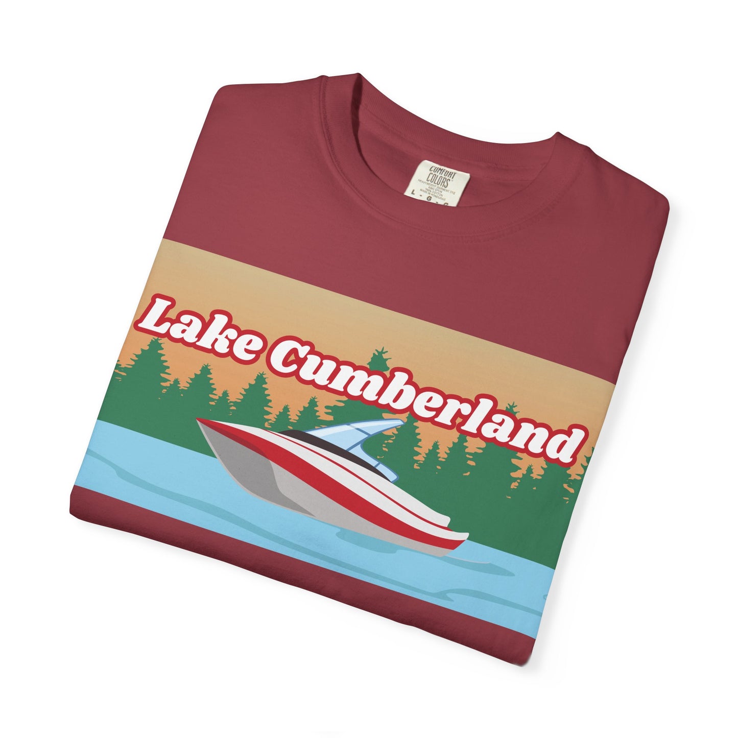 Lake Cumberland Relaxed Unisex T-Shirt, Summer Vibes Tee, Outdoor Adventure Shirt, Lake Life Apparel, Gift for Nature Lovers, Vacation Wear
