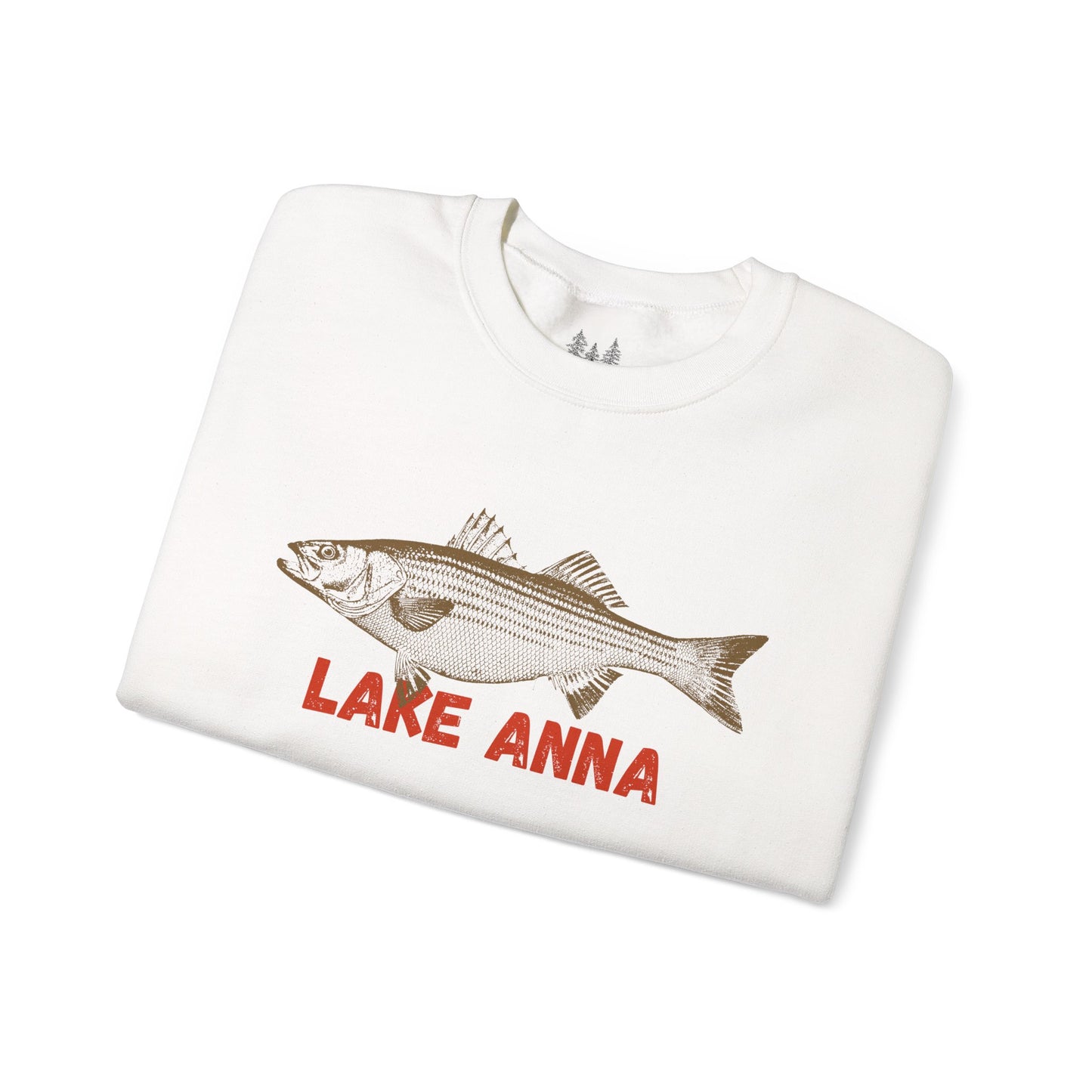Lake Anna Fishing Sweatshirt, Unisex Crewneck, Casual Wear, Gift for Fishermen, Outdoor Apparel, Lake House Cozy