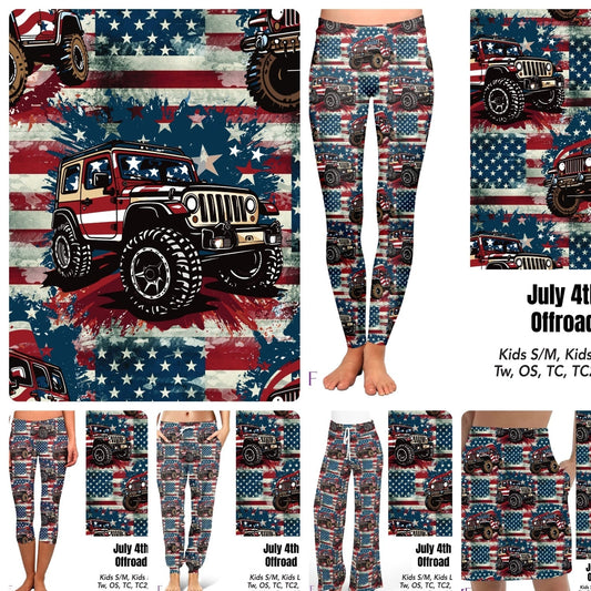 July 4th offroad leggings and capris with pockets