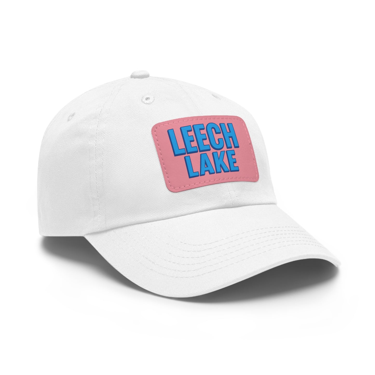 Leech Lake Dad Hat with Leather Patch (Rectangle)