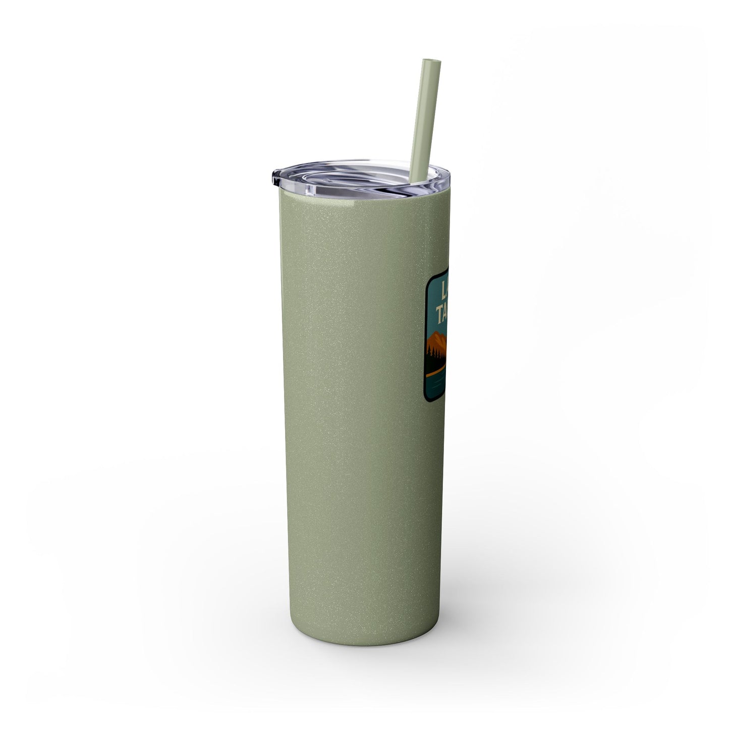 Lake Tahoe Skinny Tumbler - 20oz Travel Mug, Eco-Friendly Drinkware for Adventurers, Ideal for Camping, Picnics, and Daily Hydration