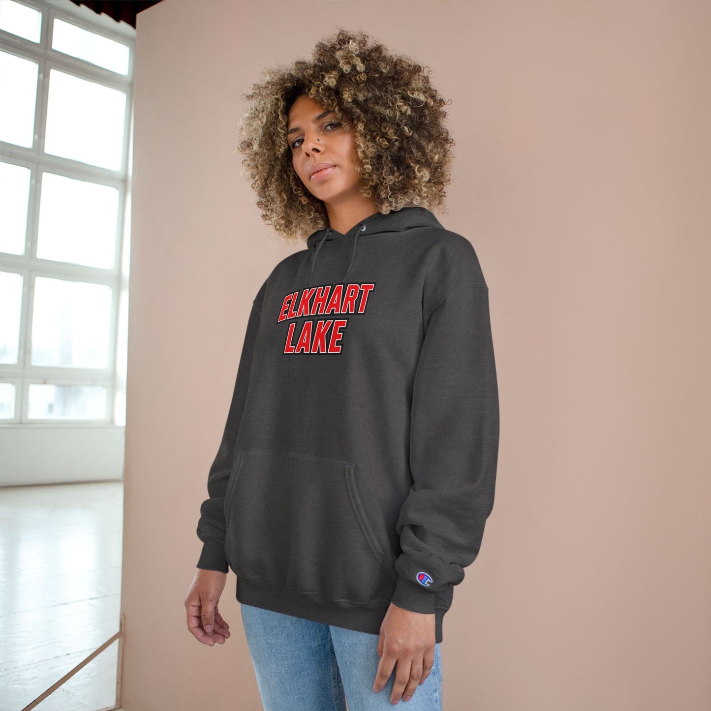 Elkhart Lake Cozy Hoodie, Perfect for Outdoor Adventures, Lake Days, Gifts for Nature Lovers, Comfortable Sweatshirt