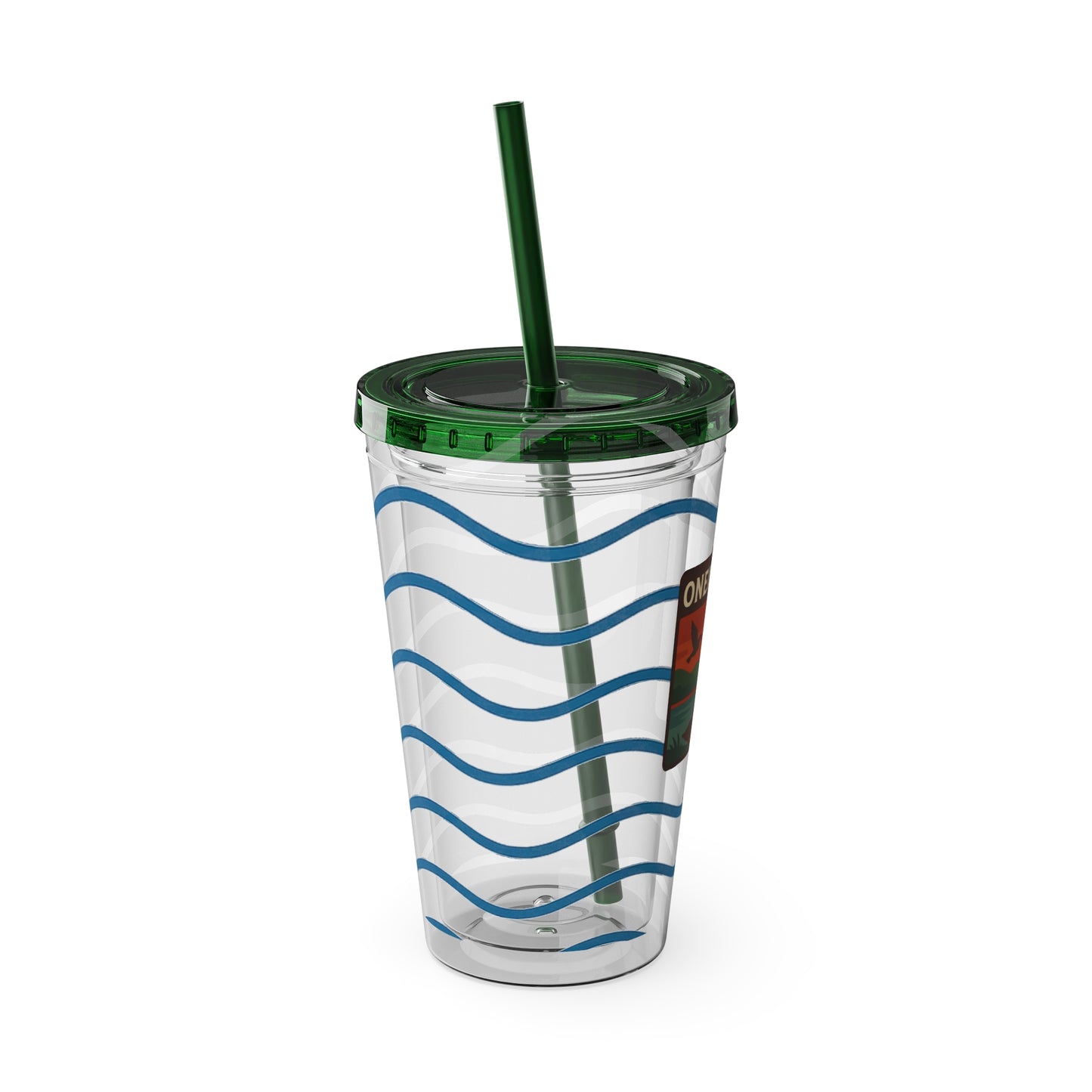 Oneida Lake Sunsplash Tumbler, 16oz Clear Drink Cup for Outdoor Adventures, Customizable Travel Mug, Perfect for Summer Fun, Eco-Friendly Beverage [...]