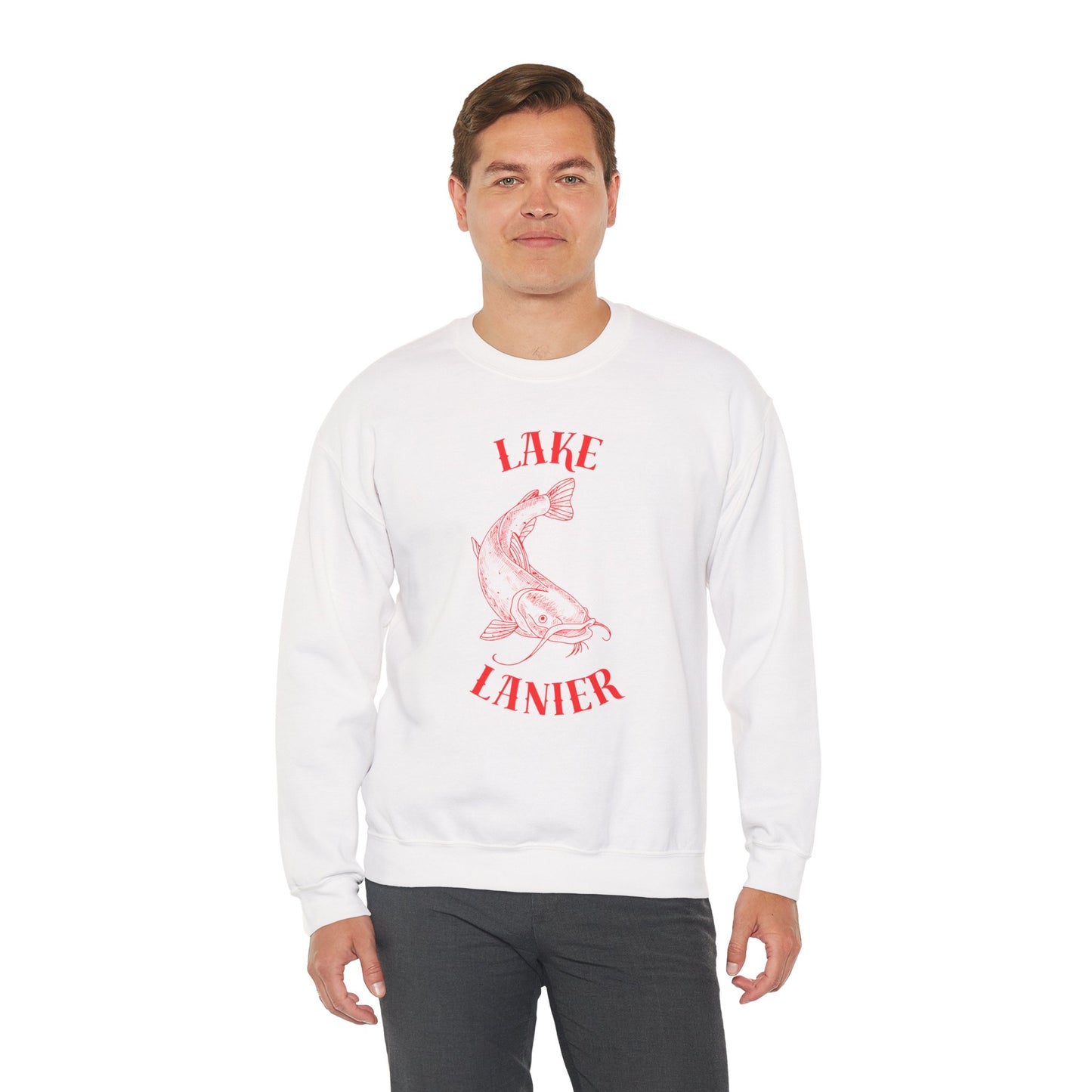 Lake Lanier Sweatshirt | Unisex Heavy Blend™ Crewneck | Perfect for Lake Lovers, Cozy Gift for Outdoors Enthusiasts, Relaxed Style for