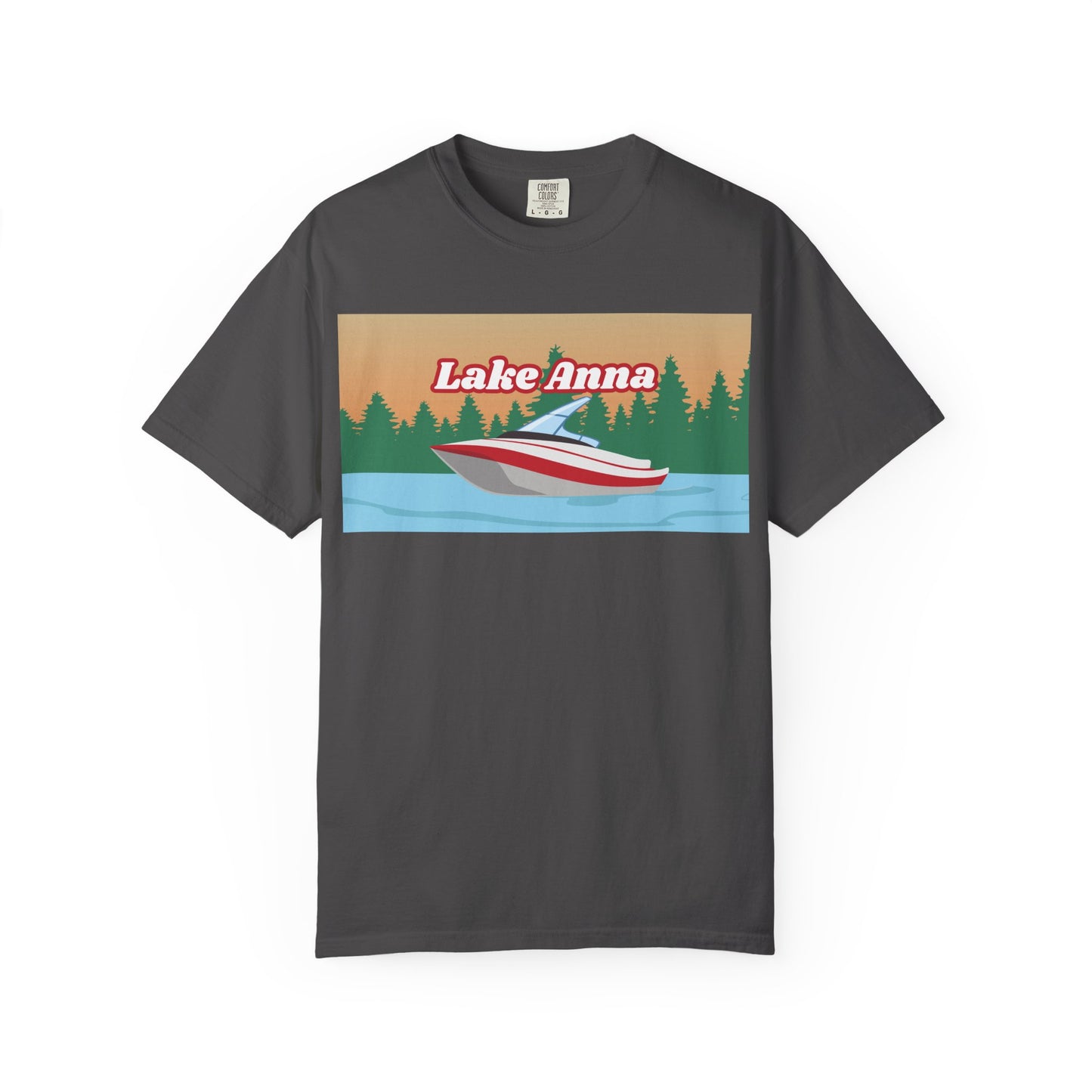 Lake Anna Relaxed Unisex T-Shirt, Summer Vibes Tee, Outdoor Adventure Shirt, Lake Life Apparel, Gift for Nature Lovers, Vacation Wear
