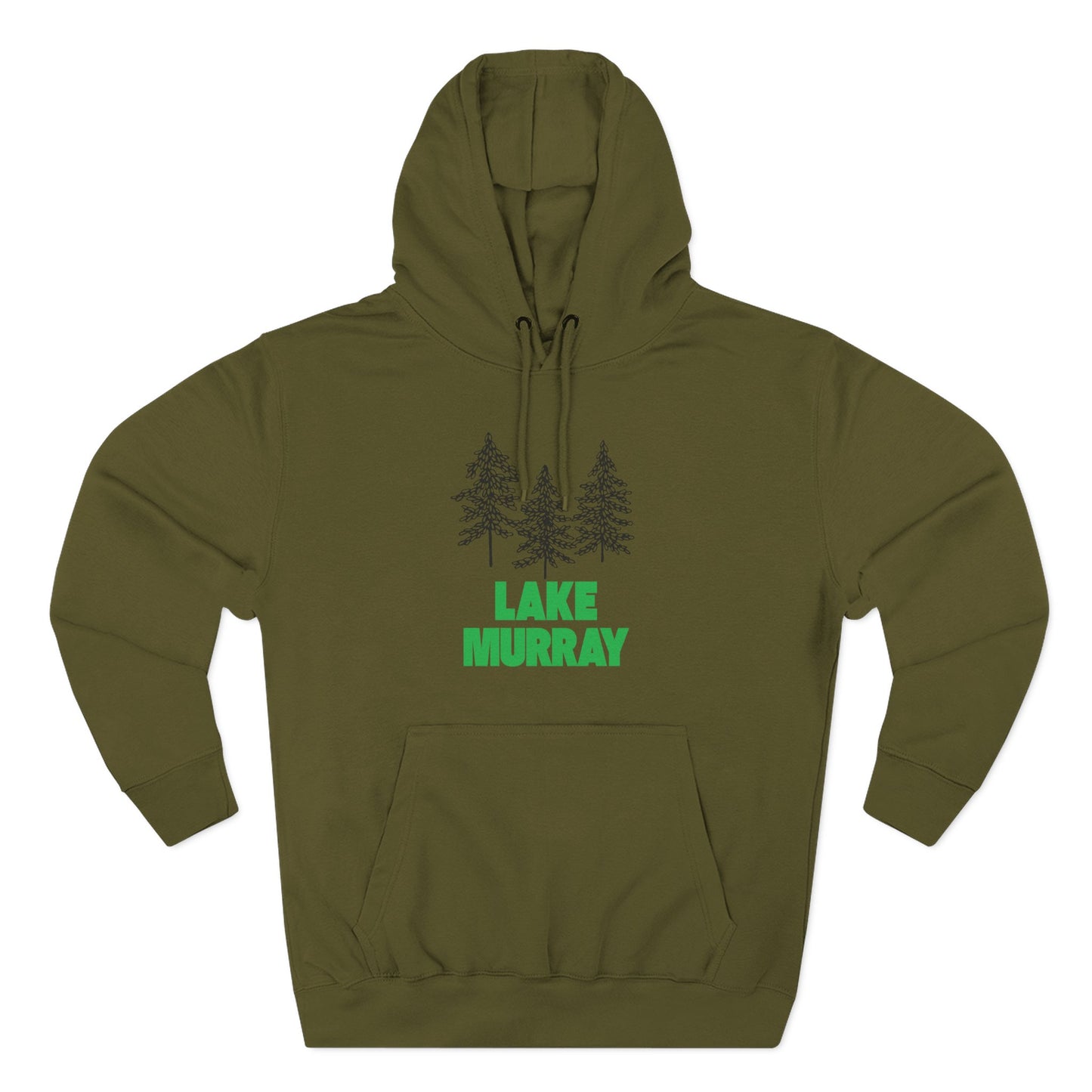 Lake Murray Fleece Hoodie, Cozy Sweatshirt, Outdoor Adventure Wear, Unique Gift for Lake Lovers, Perfect for Fall and Winter