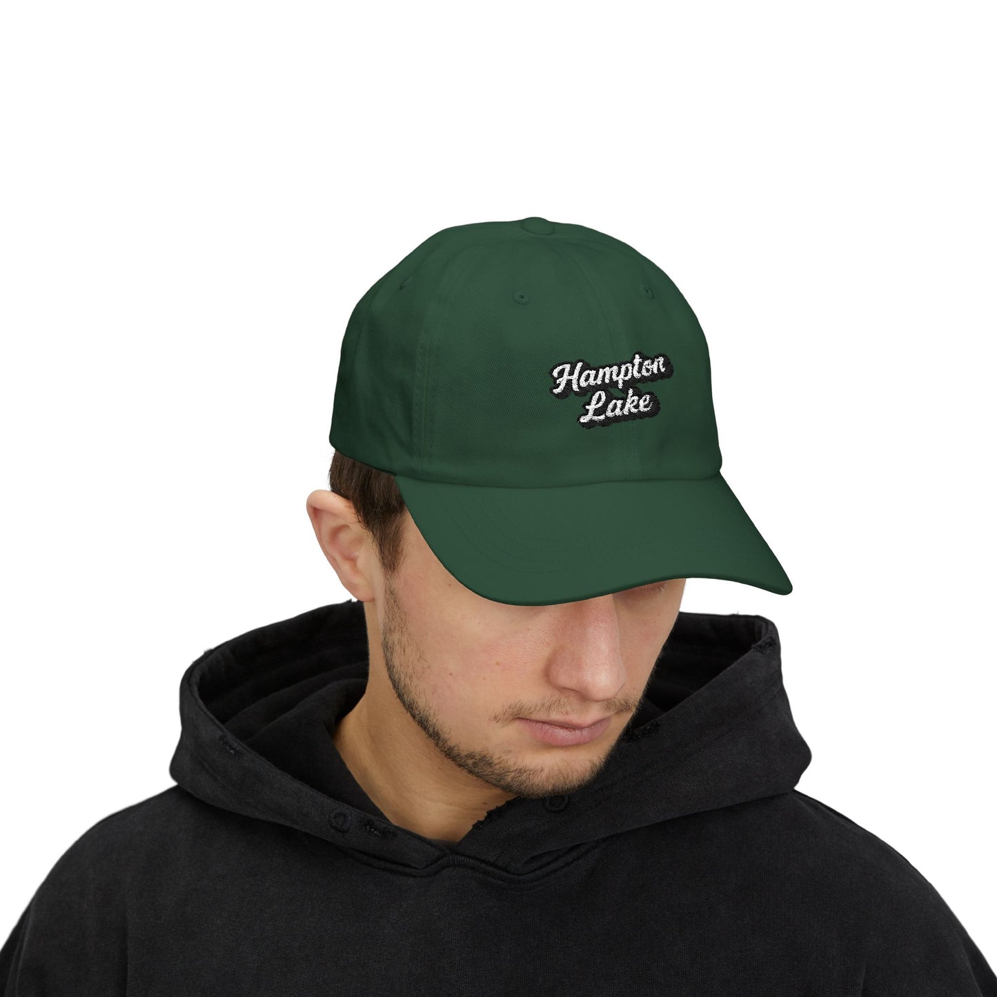 Hampton Lake Stylish Dad Cap, Casual Summer Hat, Outdoor Accessory, Gift for Father's Day, Boating Trip Gear, Everyday Wear