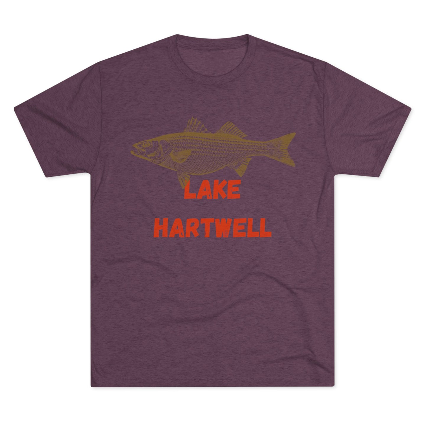 Lake Hartwell Fishing Tee, Unisex Crew Neck Shirt, Summer Lake Apparel, Gift for Fishermen, Outdoor Adventure T-Shirt, Lake House Style