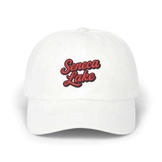 Seneca Lake Stylish Dad Cap, Casual Summer Hat, Outdoor Accessory, Gift for Father's Day, Boating Trip Gear, Everyday Wear