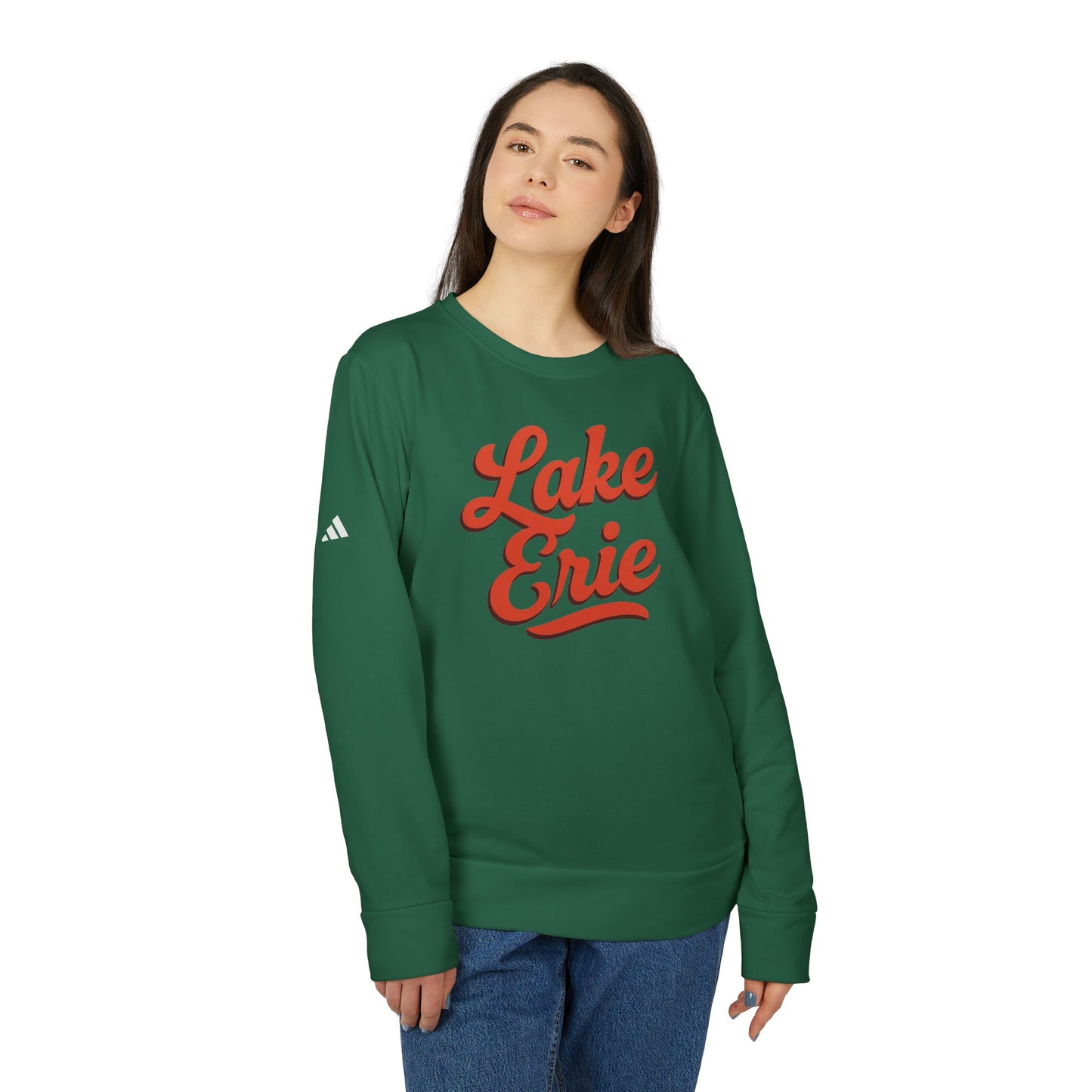 Lake Erie Adidas Unisex Fleece Crewneck Sweatshirt