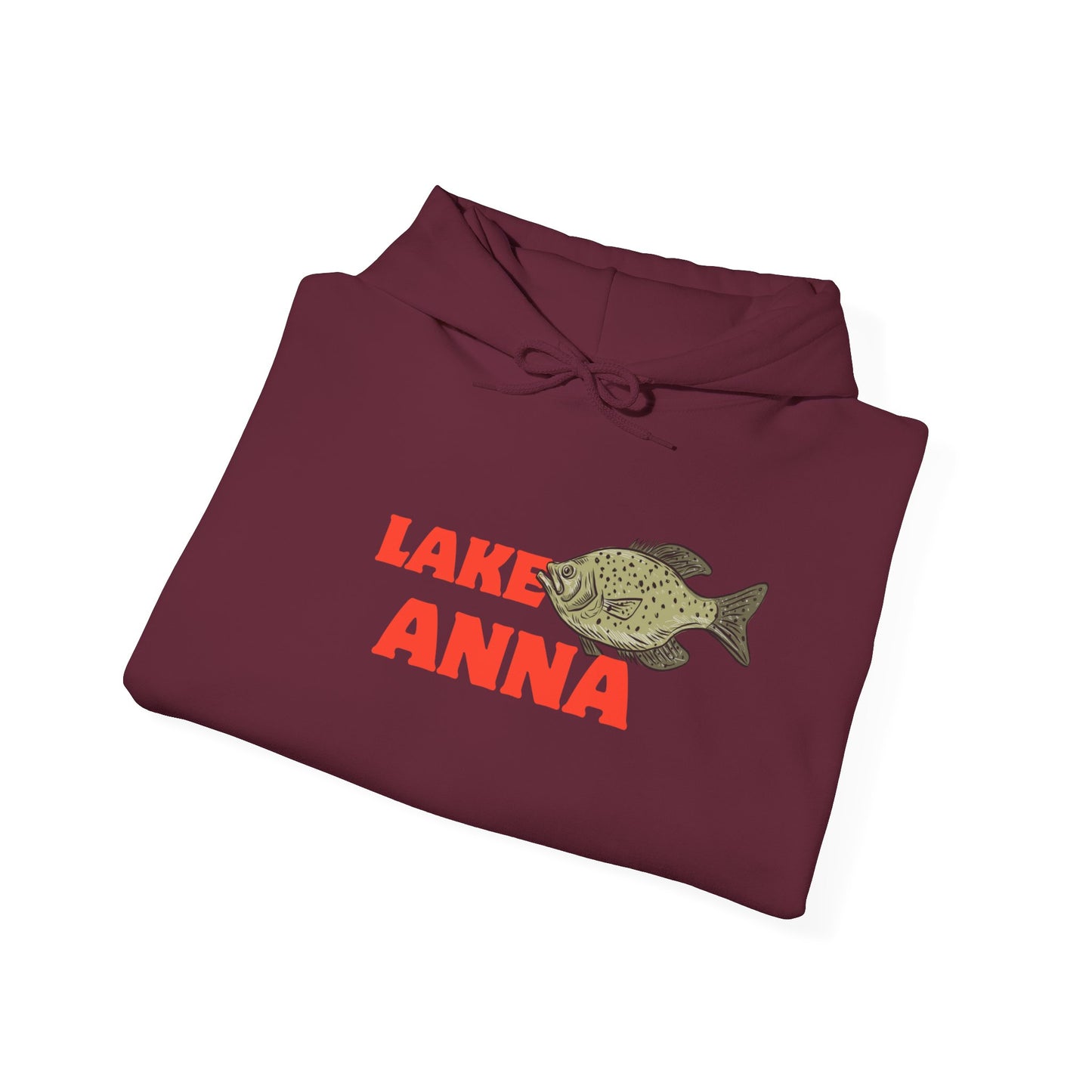 Lake Anna Fishing Hoodie, Unisex Comfortable Sweatshirt, Relaxed Fit for Outdoor Enthusiasts, Gift for Fishermen, Casual Lake Apparel