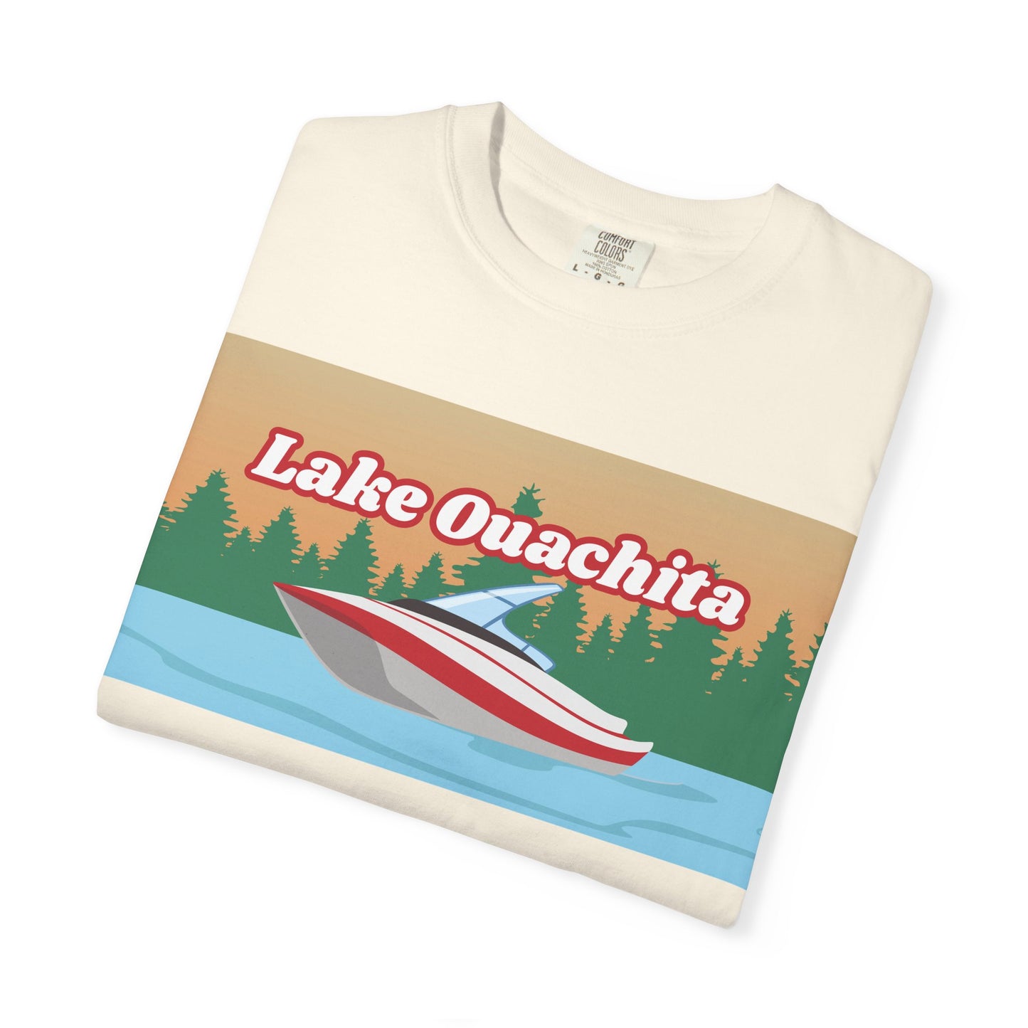 Lake Ouachita Relaxed Unisex T-Shirt, Summer Vibes Tee, Outdoor Adventure Shirt, Lake Life Apparel, Gift for Nature Lovers, Vacation Wear