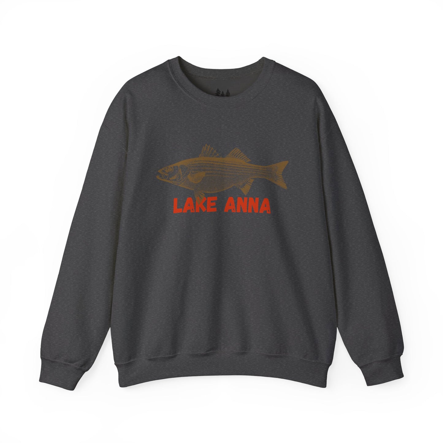 Lake Anna Fishing Sweatshirt, Unisex Crewneck, Casual Wear, Gift for Fishermen, Outdoor Apparel, Lake House Cozy