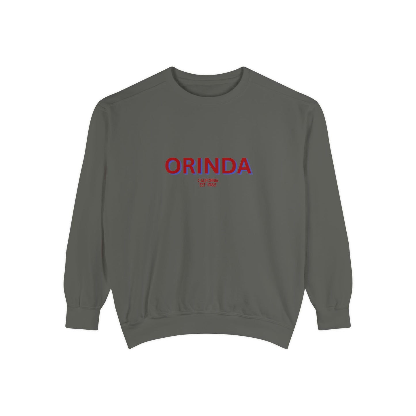 Orinda Unisex Garment-Dyed Sweatshirt | Cozy Fashion, Perfect for Casual Outings, Gifts, Fall & Winter Style, Everyday Comfort