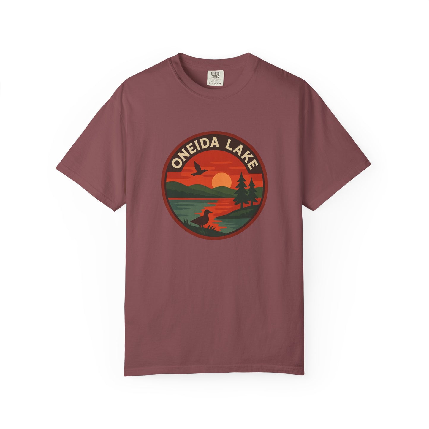 Oneida Lake Unisex Garment-Dyed T-shirt