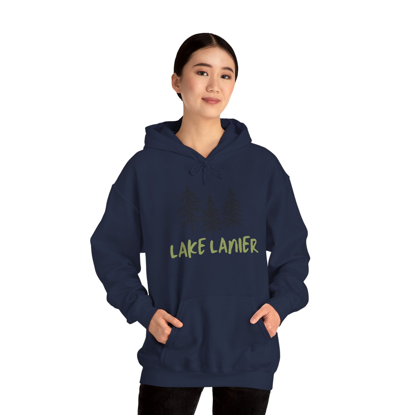 Lake Lanier Hoodie, Cozy Unisex Sweatshirt, Nature Lover Gift, Lake House Apparel, Perfect for Outdoors, Summer Vibes, Travel Wear