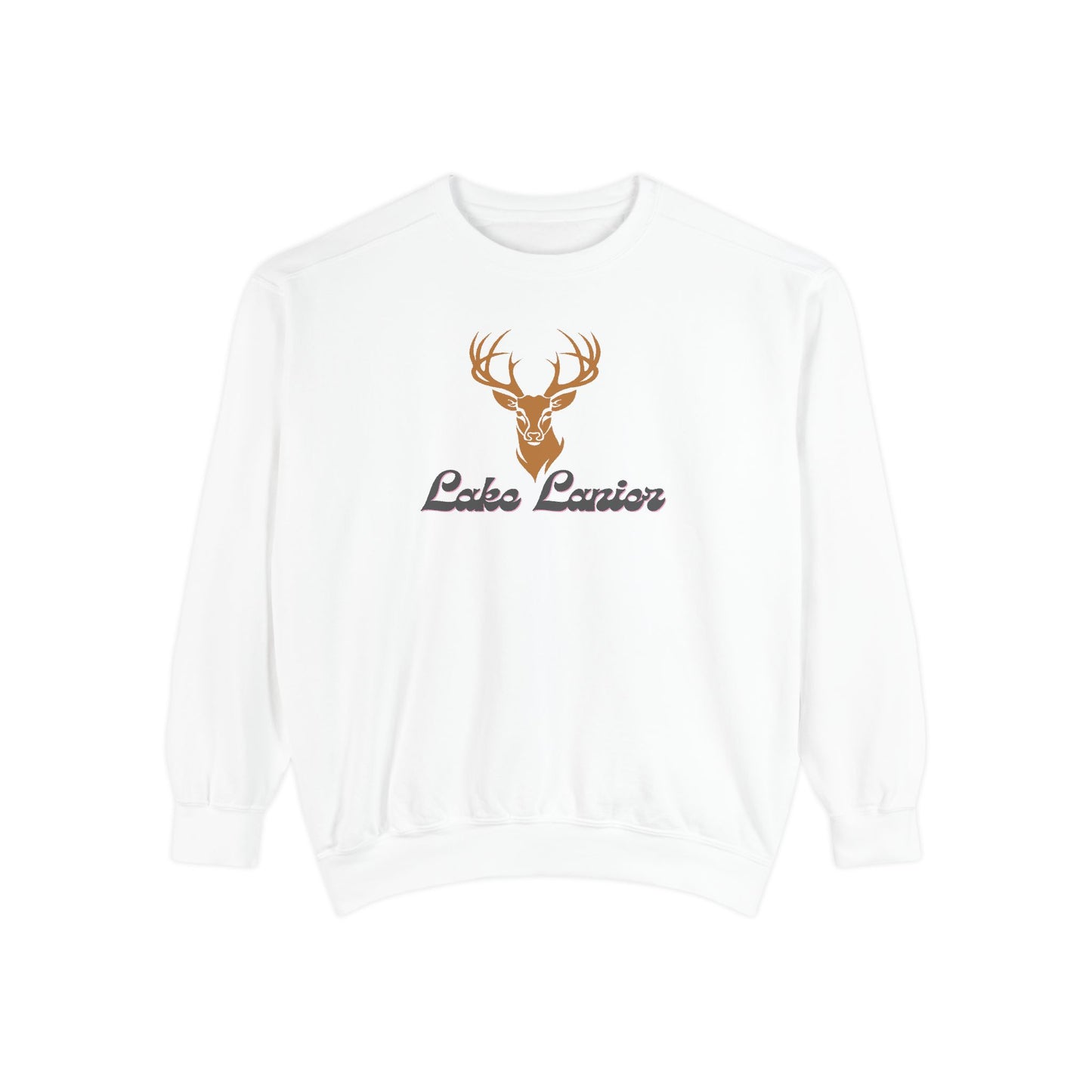Cozy Lake Lanier Sweatshirt, Comfortable Unisex Sweatshirt for Nature Lovers, Gift for Outdoorsy Friends, Campfire Collection
