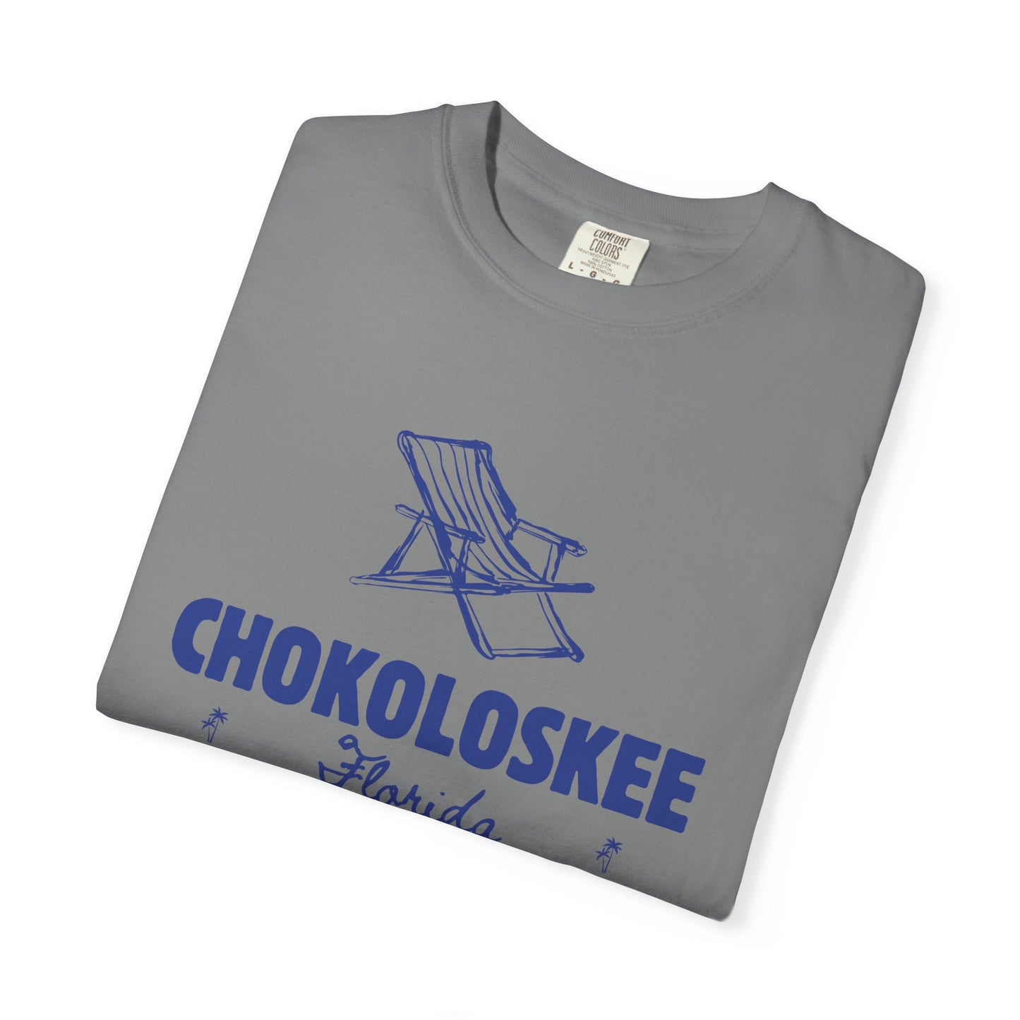 Chokoloskee - Unisex Garment-Dyed T-shirt, Casual Outfit, Gift for Nature Lovers, Vacation Essentials