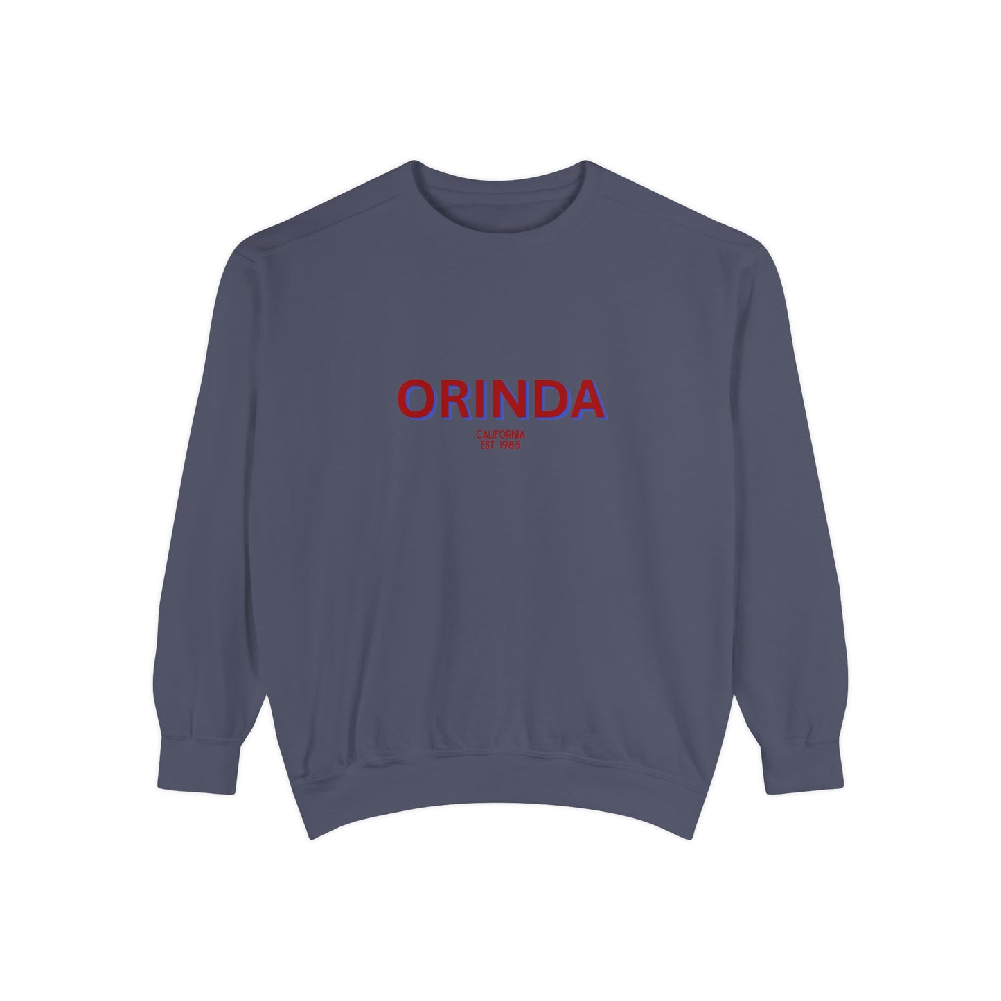 Orinda Unisex Garment-Dyed Sweatshirt | Cozy Fashion, Perfect for Casual Outings, Gifts, Fall & Winter Style, Everyday Comfort