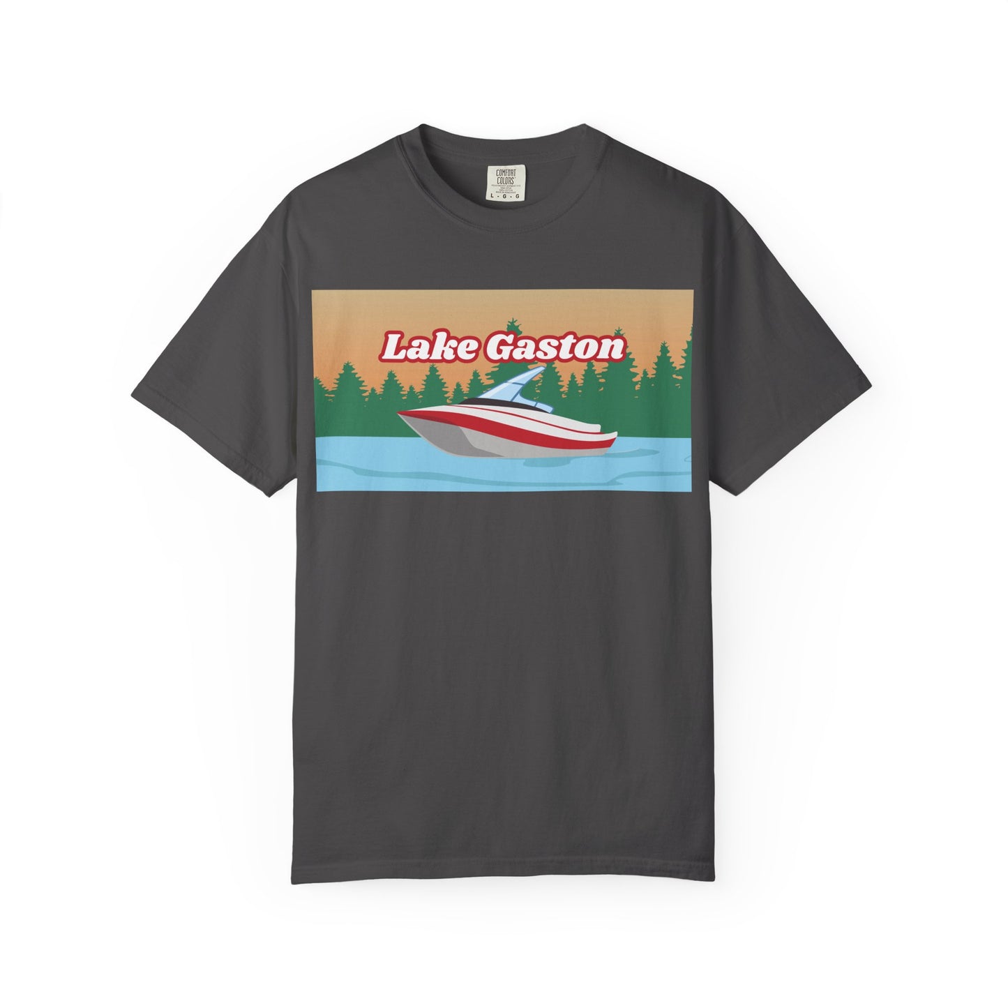 Lake Gaston Relaxed Unisex T-Shirt, Summer Vibes Tee, Outdoor Adventure Shirt, Lake Life Apparel, Gift for Nature Lovers, Vacation Wear