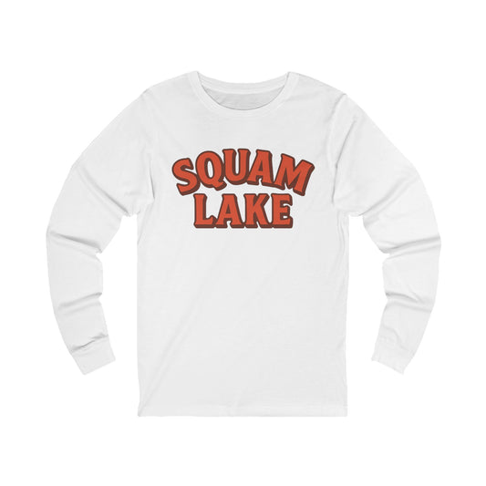 Squam Lake Long Sleeve Tee, Cozy Unisex Shirt for Outdoor Lovers, Perfect for Lake Days, Casual Wear, Gift Idea