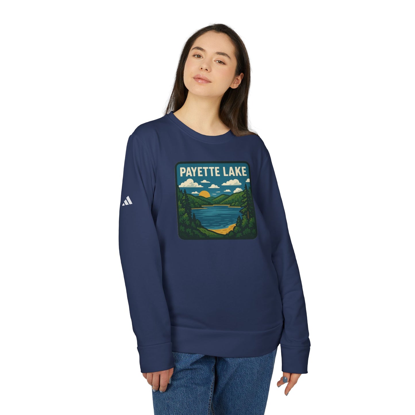 Payette Lake Adidas Unisex Fleece Crewneck Sweatshirt
