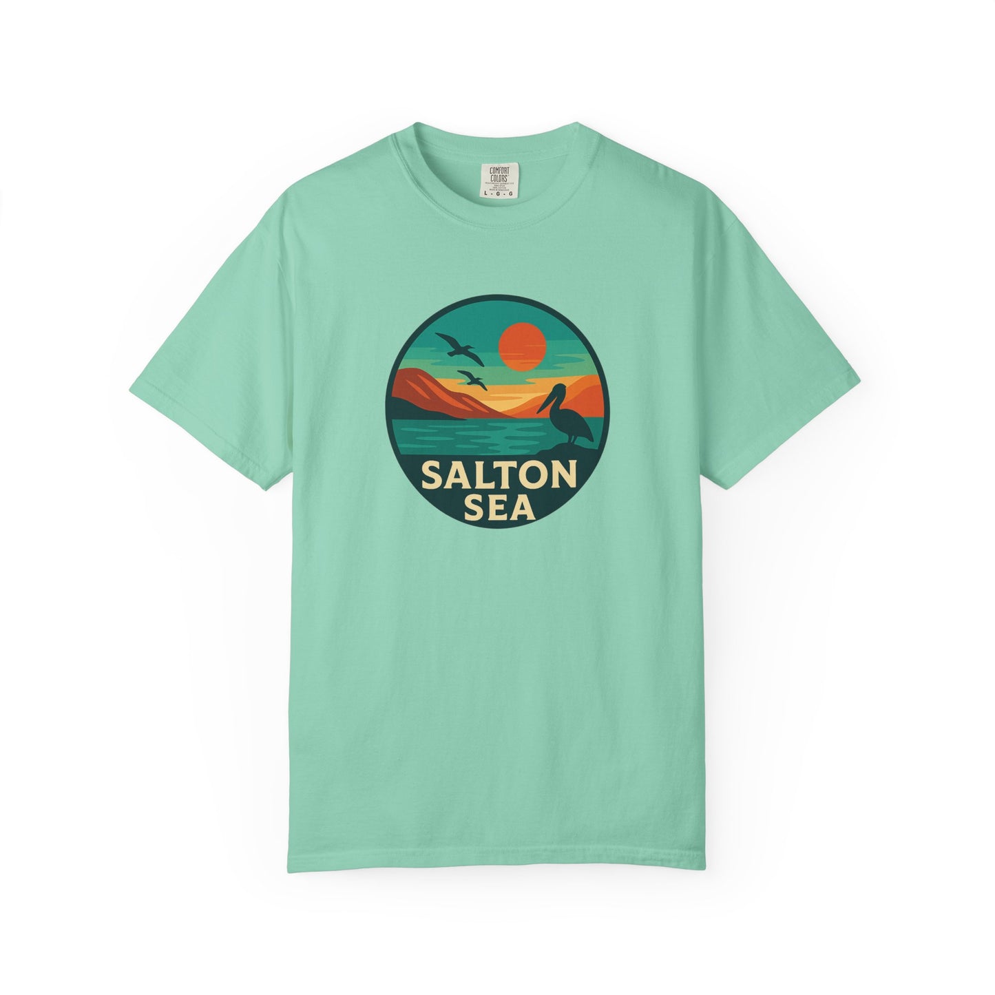 Salton Sea Unisex T-Shirt, Casual Graphic Tee, Nature Lover Gift, Outdoor Adventure Shirt, Vacation Souvenir, Summer Wear