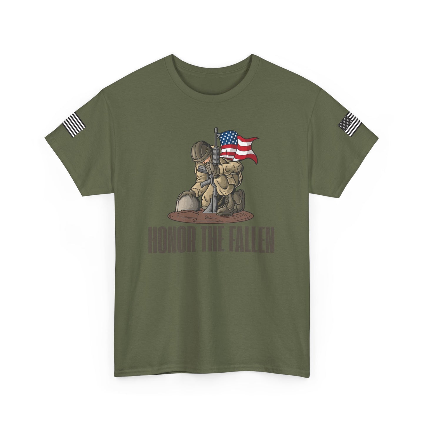 Honor the Fallen Unisex Heavy Cotton Tee, Memorial T-Shirt, Veteran Tribute Shirt, Patriotic Apparel, Independence Day Gift, Honor [...]
