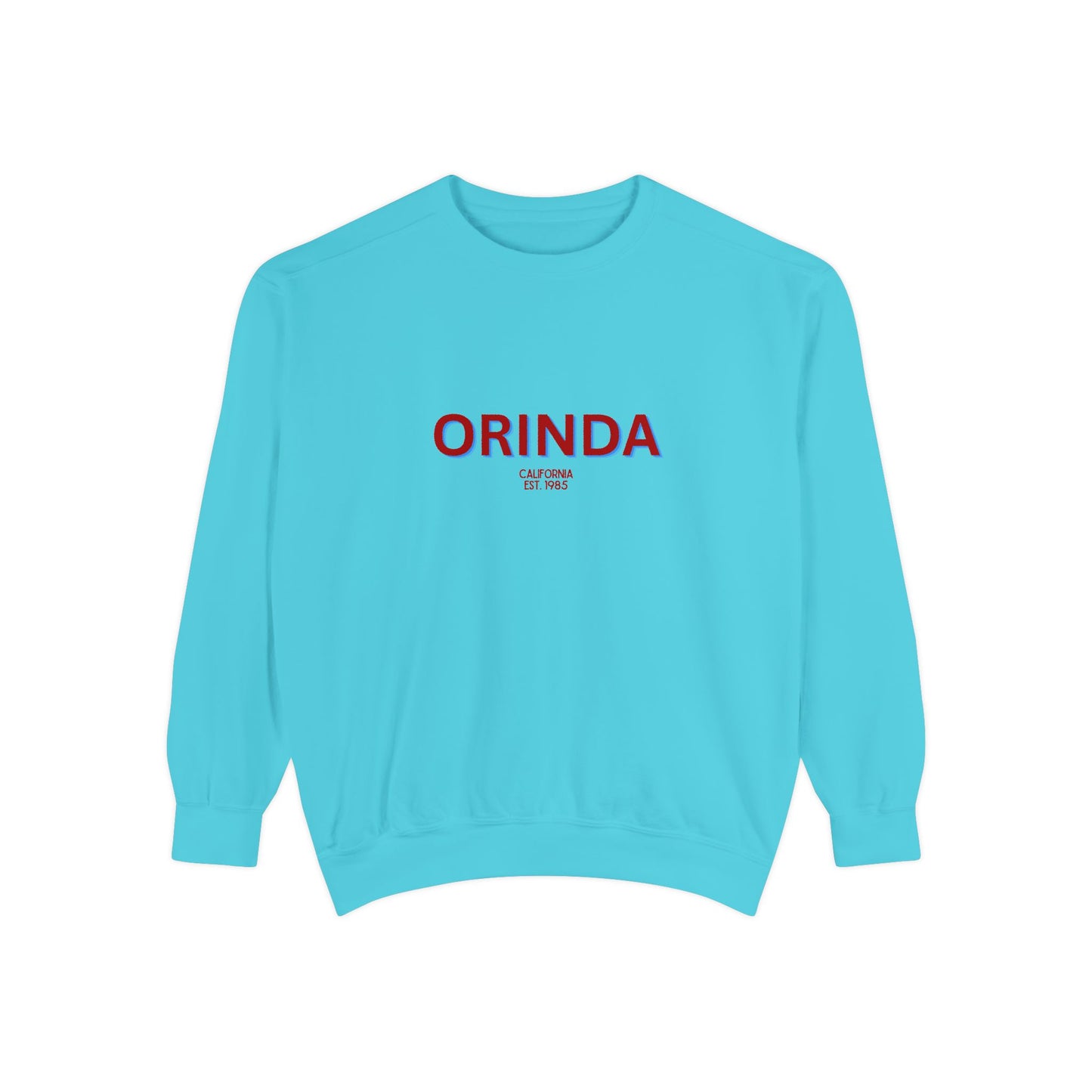 Orinda Unisex Garment-Dyed Sweatshirt | Cozy Fashion, Perfect for Casual Outings, Gifts, Fall & Winter Style, Everyday Comfort