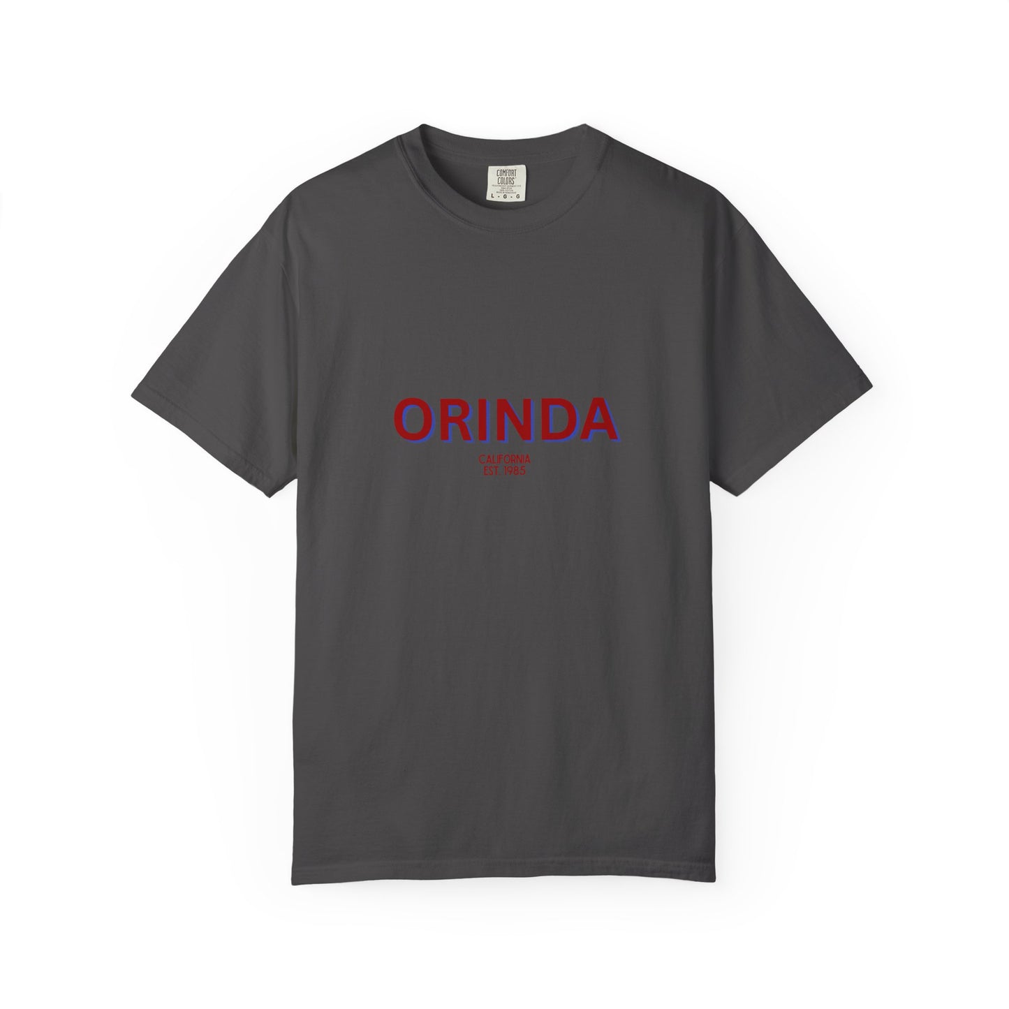 Orinda Garment-Dyed Unisex T-Shirt, Casual Tee, Vintage Style Shirt, Everyday Wear, Birthday Gift, Unique Apparel