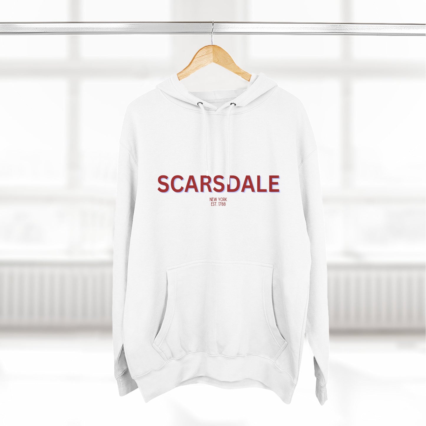 Scarsdale Fleece Hoodie, Casual Sweatshirt, Cozy Layering Piece, Perfect Gift for All Occasions, Stylish Streetwear