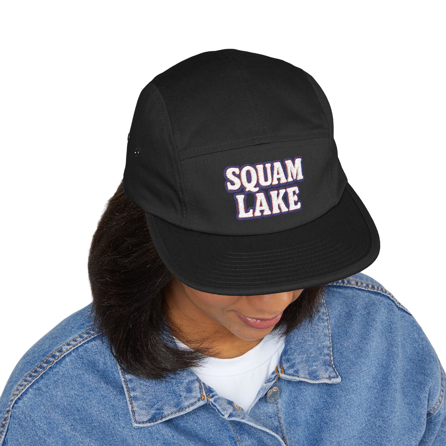 Squam Lake 5 Panel Cap (Embroidery)