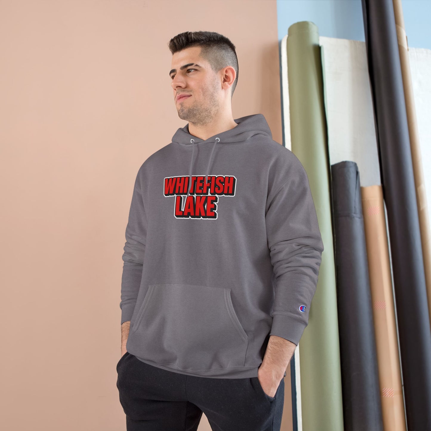 Whitefish Lake Cozy Hoodie, Perfect for Outdoor Adventures, Lake Days, Gifts for Nature Lovers, Comfortable Sweatshirt