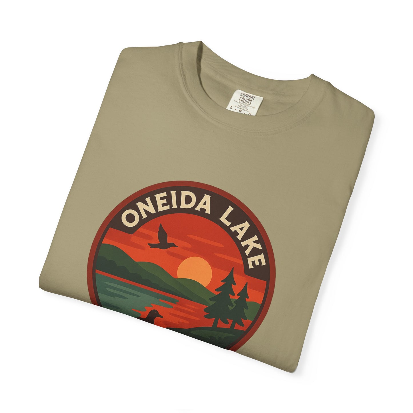Oneida Lake Unisex Garment-Dyed T-shirt