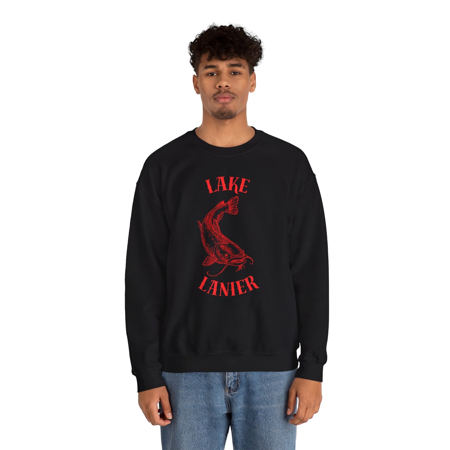Lake Lanier Sweatshirt | Unisex Heavy Blend™ Crewneck | Perfect for Lake Lovers, Cozy Gift for Outdoors Enthusiasts, Relaxed Style for