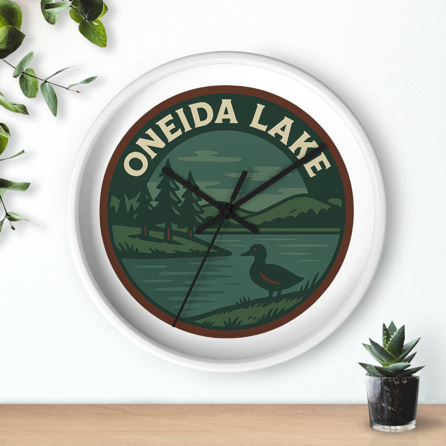 Oneida Lake Wall Clock