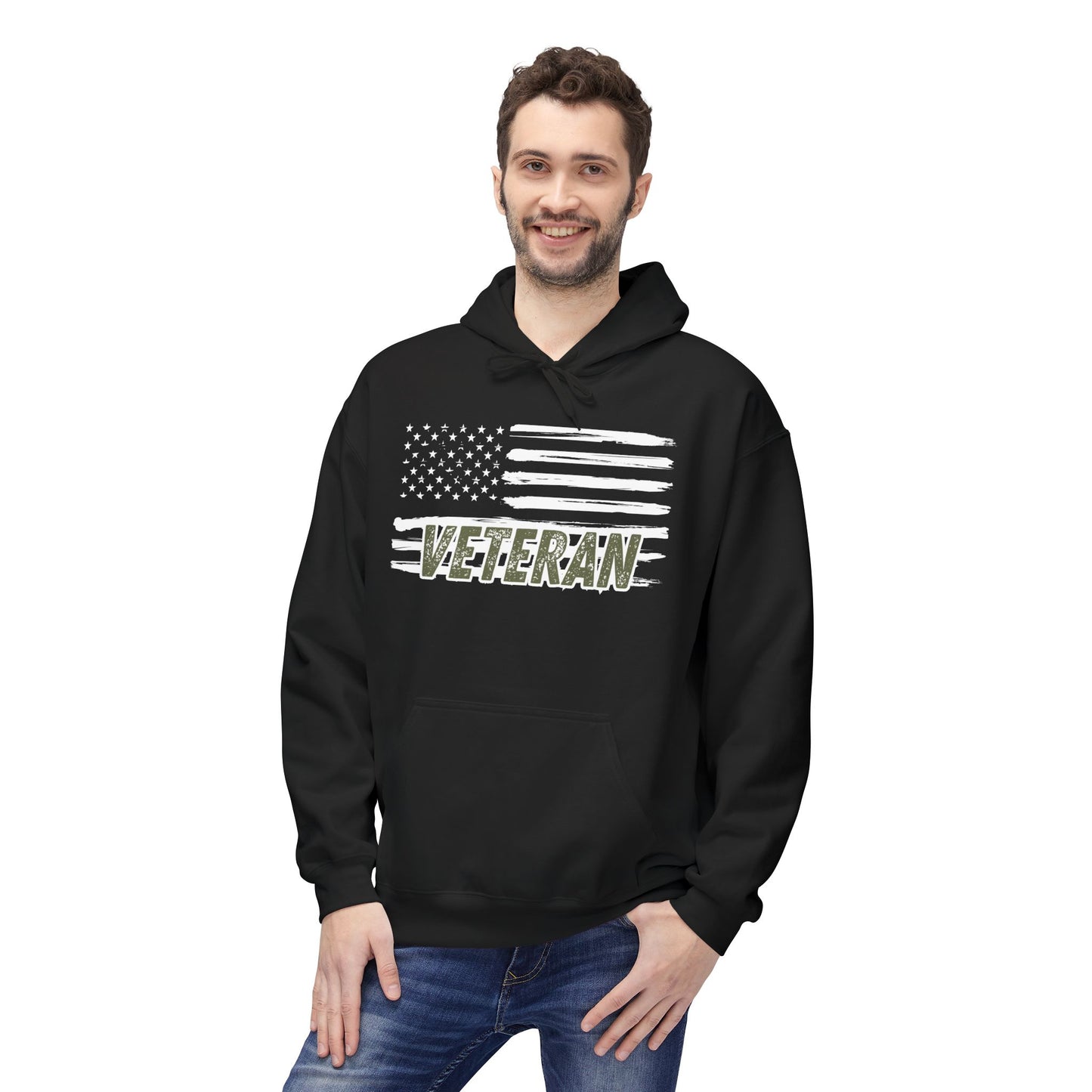 Veteran American Flag Fleece Hoodie | Unisex Military Apparel | Perfect for Veterans Day, Memorial Day, Patriotic Gifts, Casual Wear, [...]