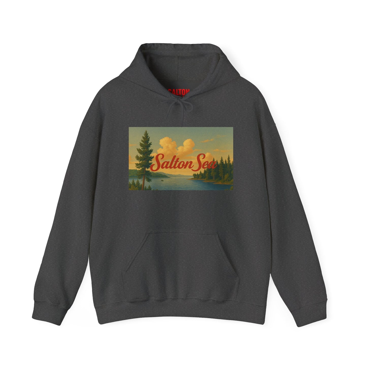 Salton Sea Hoodie, Cozy Casual Wear, Unisex Sweatshirt, Lake Lover Gift, Outdoor Adventure Apparel, Summer Retreat Fashion