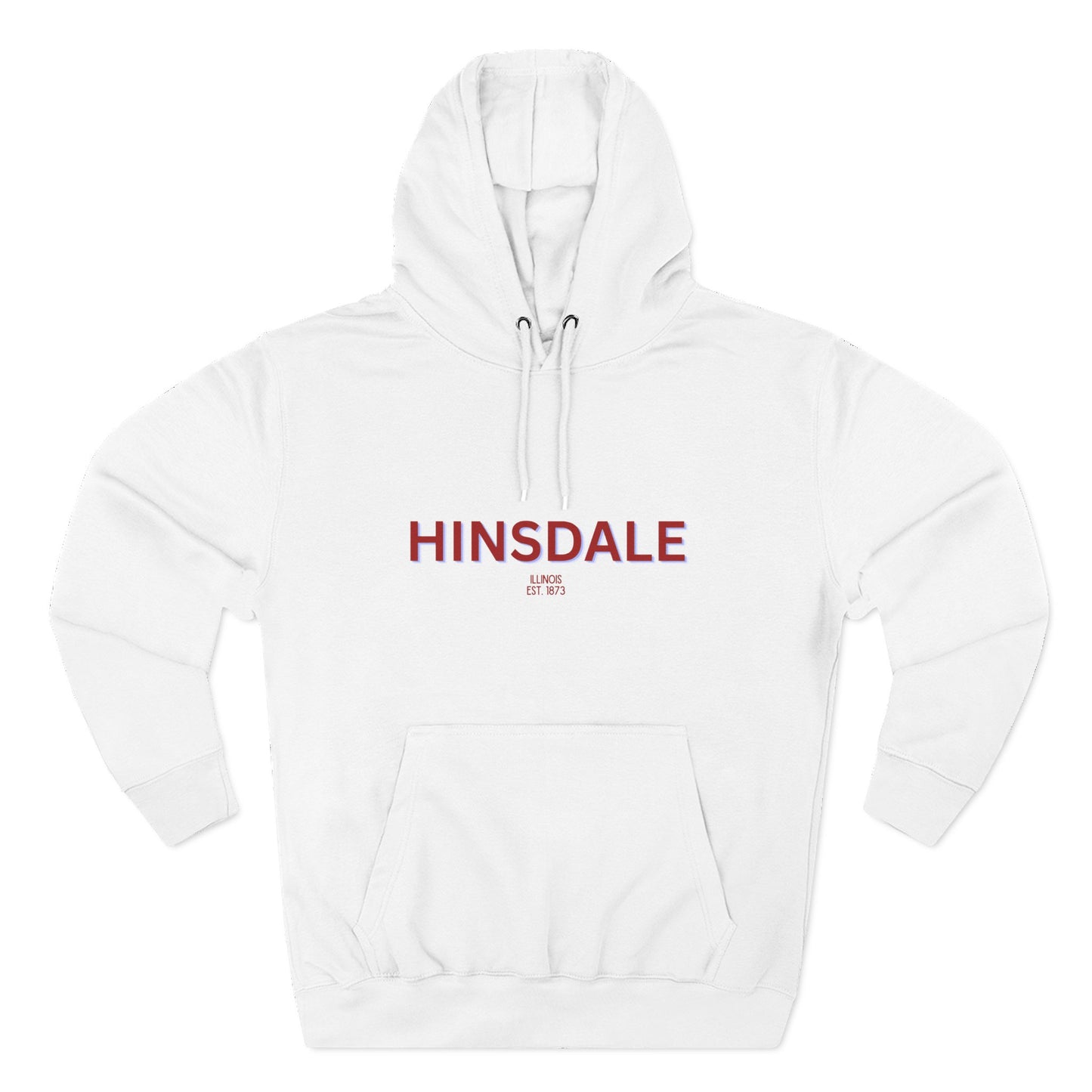 Hinsdale Fleece Hoodie, Casual Sweatshirt, Cozy Layering Piece, Perfect Gift for All Occasions, Stylish Streetwear