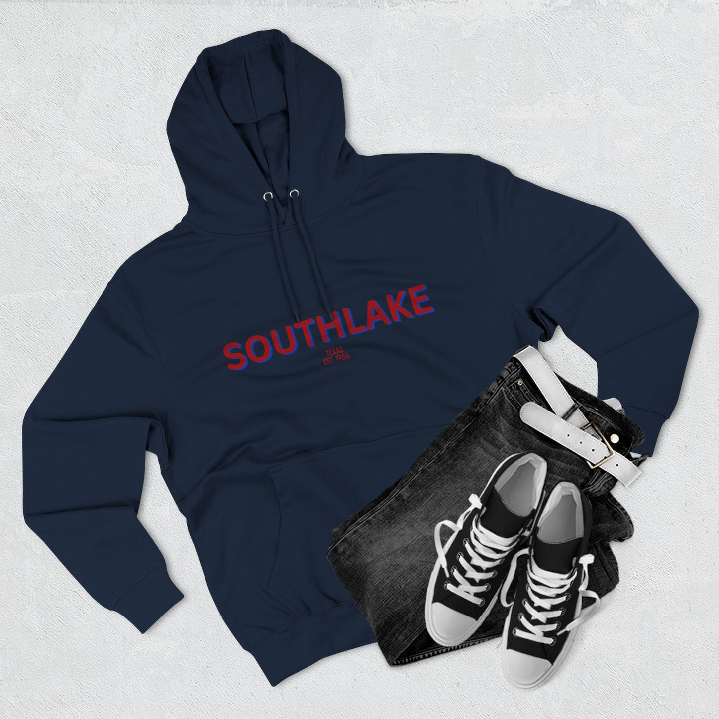 Southlake Fleece Hoodie, Casual Sweatshirt, Cozy Layering Piece, Perfect Gift for All Occasions, Stylish Streetwear