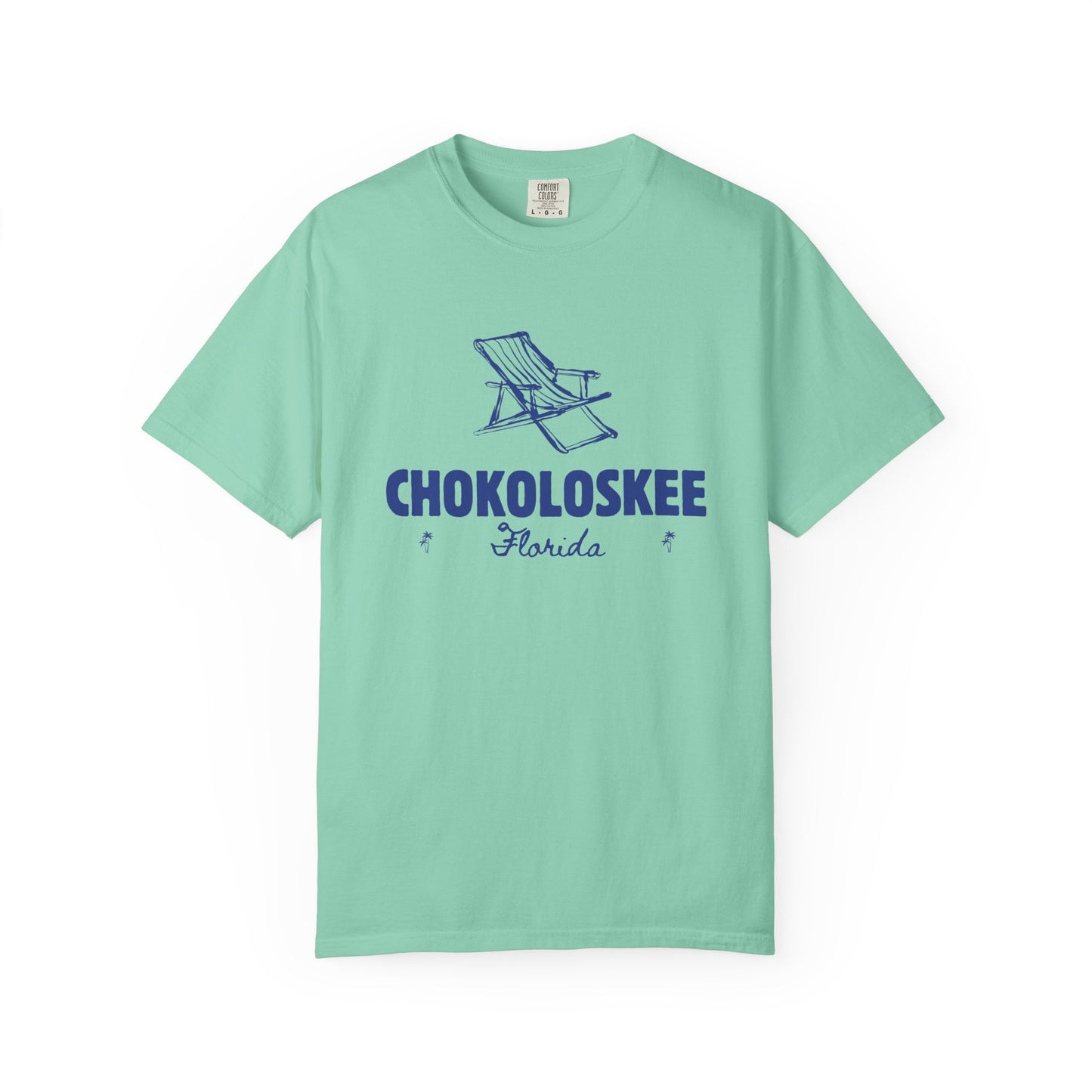 Chokoloskee - Unisex Garment-Dyed T-shirt, Casual Outfit, Gift for Nature Lovers, Vacation Essentials