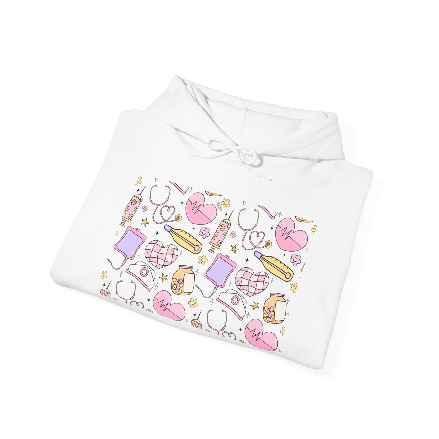 Nurse Cute Foodie Graphic Sweatshirt, Cozy Food Lover Pullover, Trendy Unisex Hoodie, Gift for Foodies, Cute Casual Wear