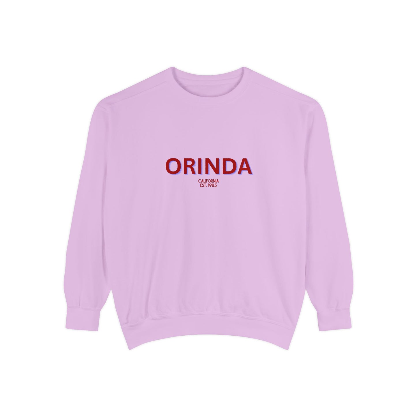 Orinda Unisex Garment-Dyed Sweatshirt | Cozy Fashion, Perfect for Casual Outings, Gifts, Fall & Winter Style, Everyday Comfort