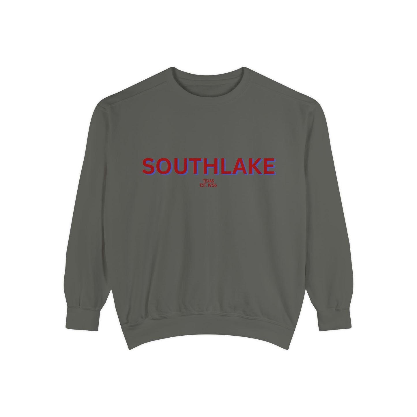 Southlake Unisex Garment-Dyed Sweatshirt | Cozy Fashion, Perfect for Casual Outings, Gifts, Fall & Winter Style, Everyday Comfort
