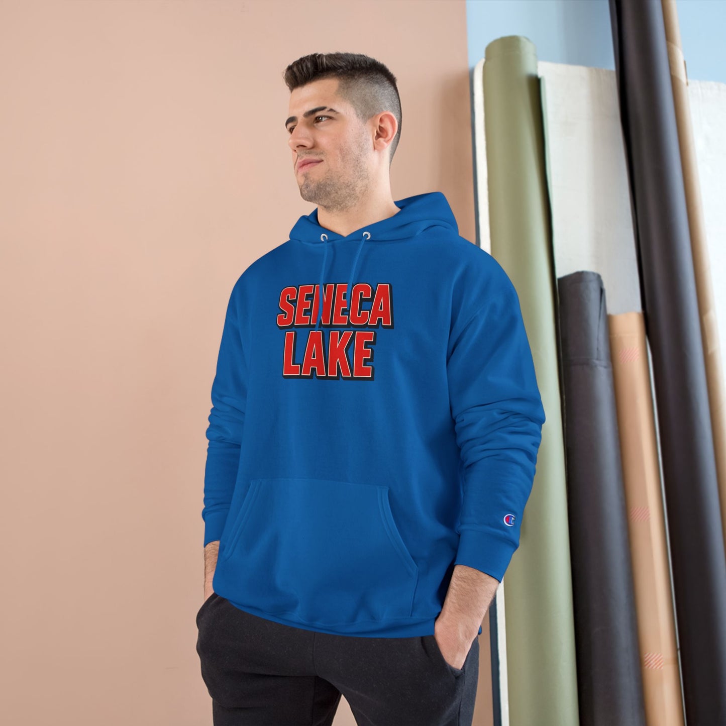 Seneca Lake Cozy Hoodie, Perfect for Outdoor Adventures, Lake Days, Gifts for Nature Lovers, Comfortable Sweatshirt