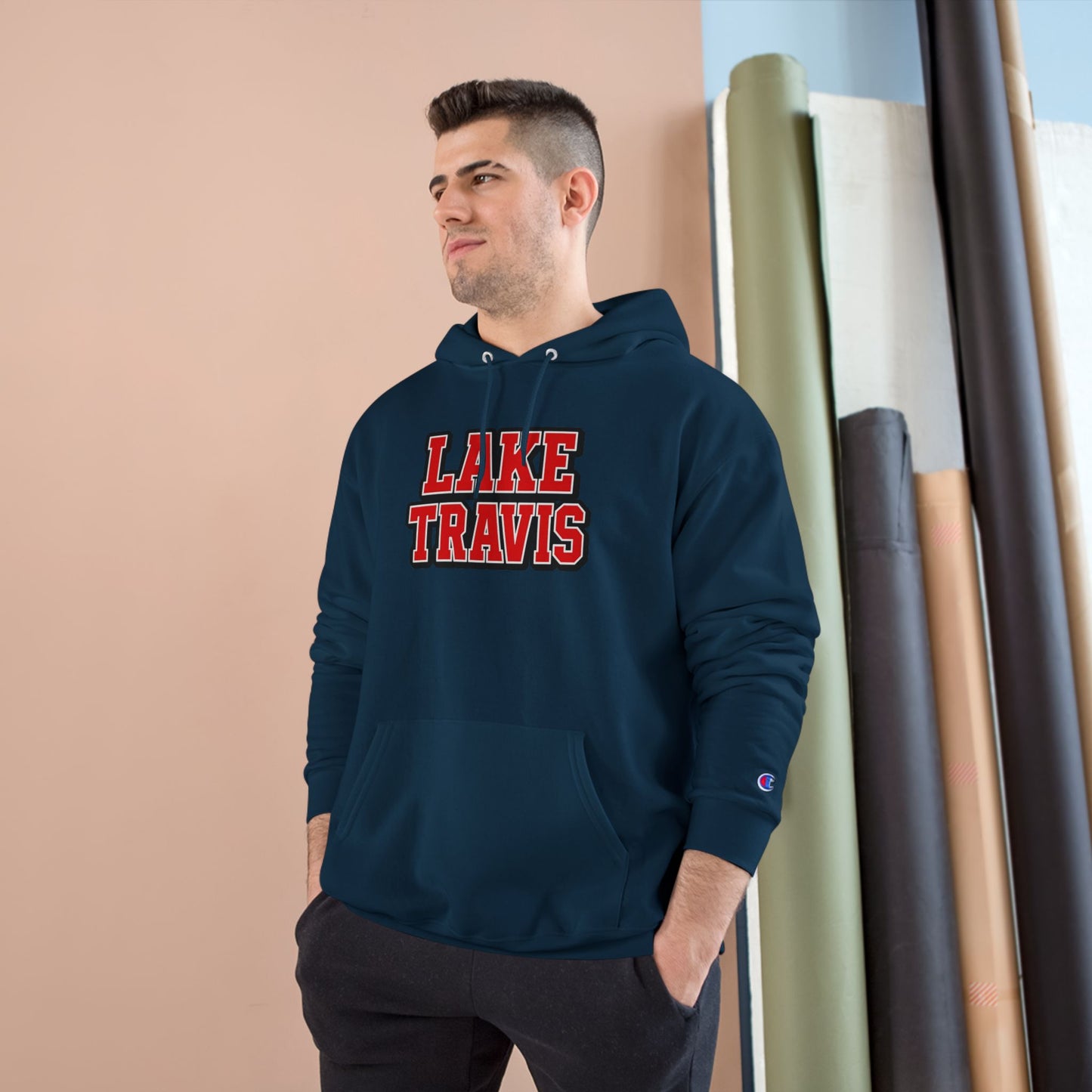 Lake Travis Cozy Hoodie, Perfect for Outdoor Adventures, Lake Days, Gifts for Nature Lovers, Comfortable Sweatshirt