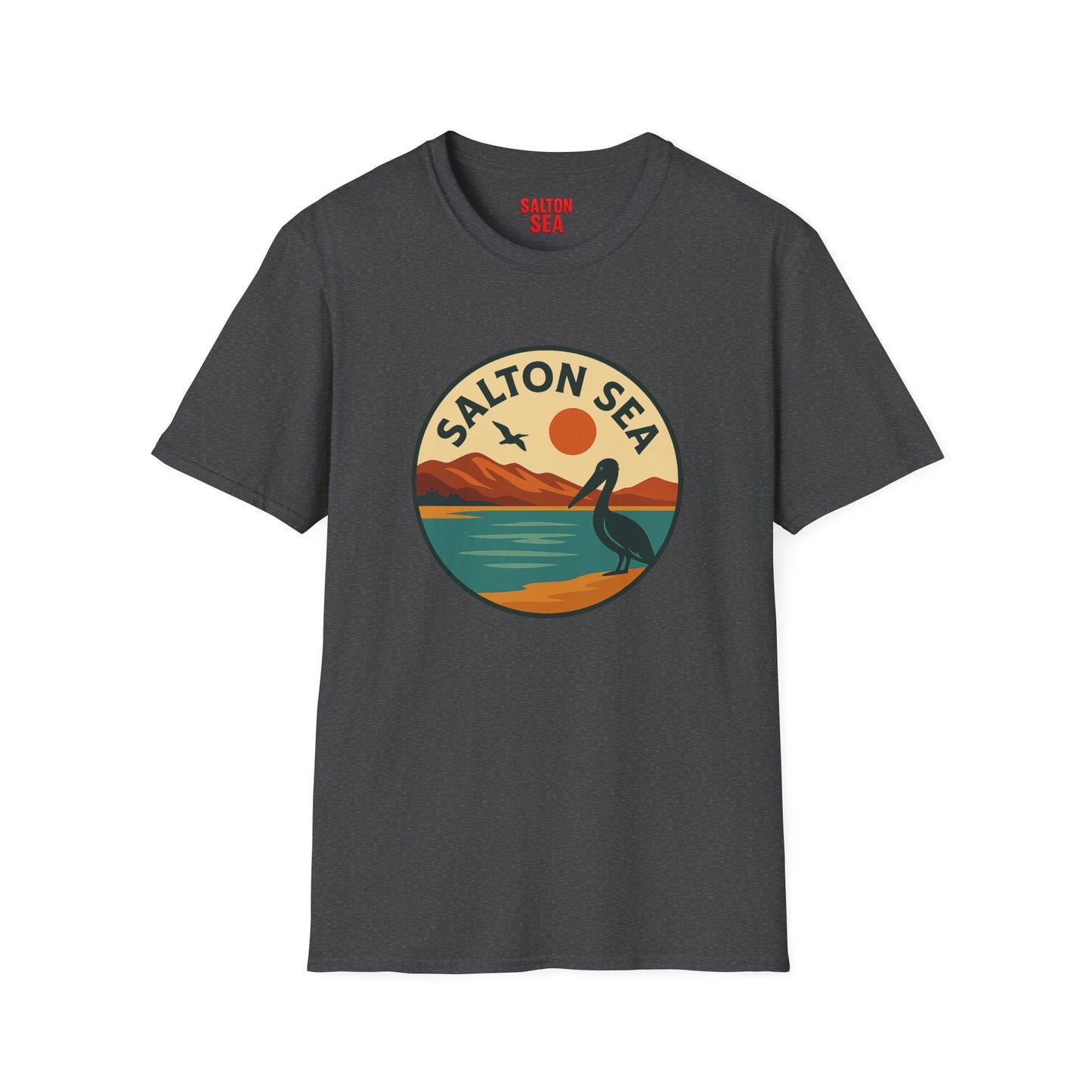 Salton Sea Nature Unisex Softstyle T-Shirt | Eco-Friendly Gift, Outdoor Adventure Shirt, Nature Lover Tee, Vintage Lake Apparel, [...]