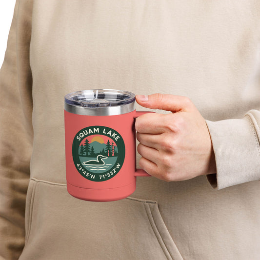 Squam Lake Coffee Mug Tumbler, 15oz