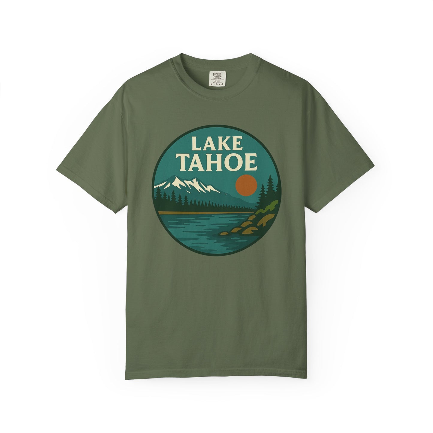 Lake Tahoe Unisex T-Shirt, Casual Graphic Tee, Nature Lover Gift, Outdoor Adventure Shirt, Vacation Souvenir, Summer Wear